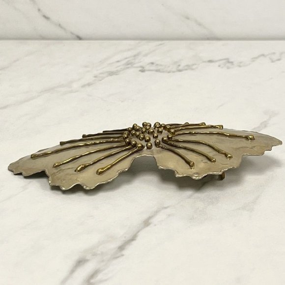 Vintage Gold Floral Belt Buckle - Picture 6 of 8